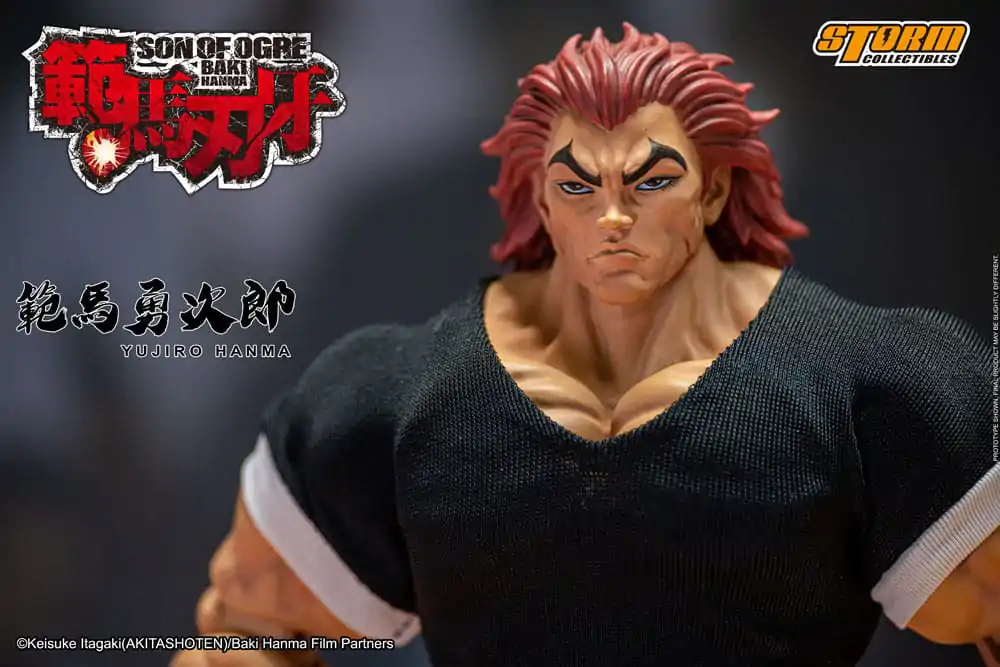 Baki Actionfigur 1/12 Yujiro Hanma 18 cm Produktfoto