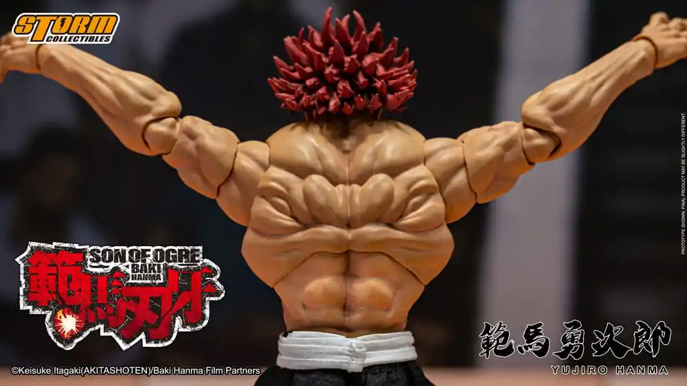 Baki Actionfigur 1/12 Yujiro Hanma 18 cm Produktfoto