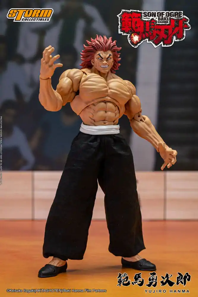 Baki Actionfigur 1/12 Yujiro Hanma 18 cm Produktfoto