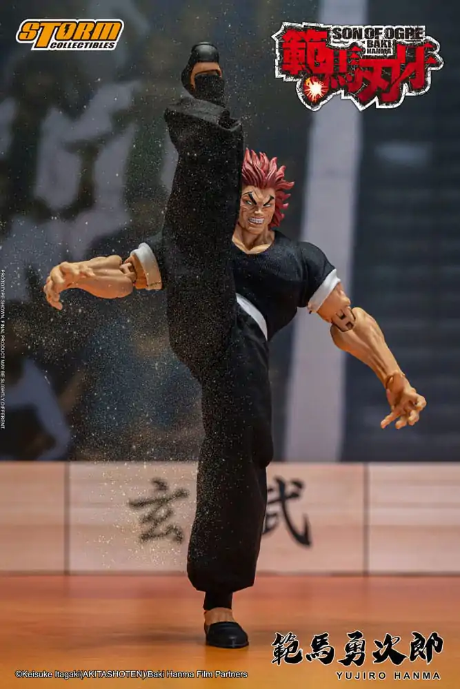 Baki Actionfigur 1/12 Yujiro Hanma 18 cm Produktfoto