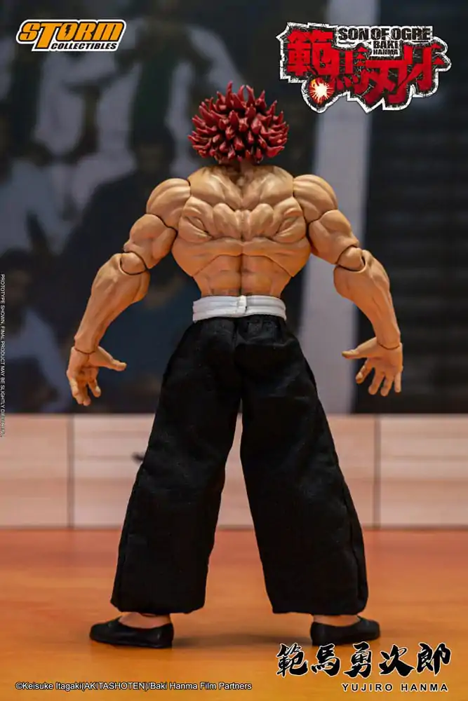Baki Actionfigur 1/12 Yujiro Hanma 18 cm Produktfoto