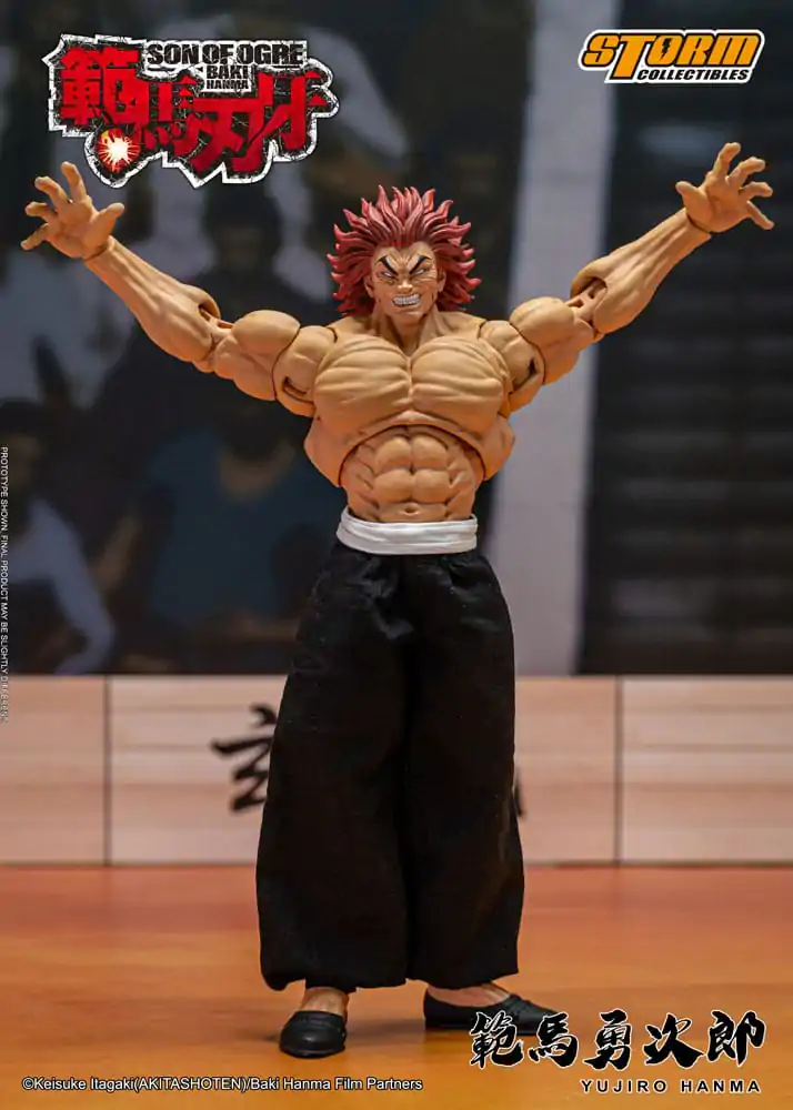 Baki Actionfigur 1/12 Yujiro Hanma 18 cm Produktfoto