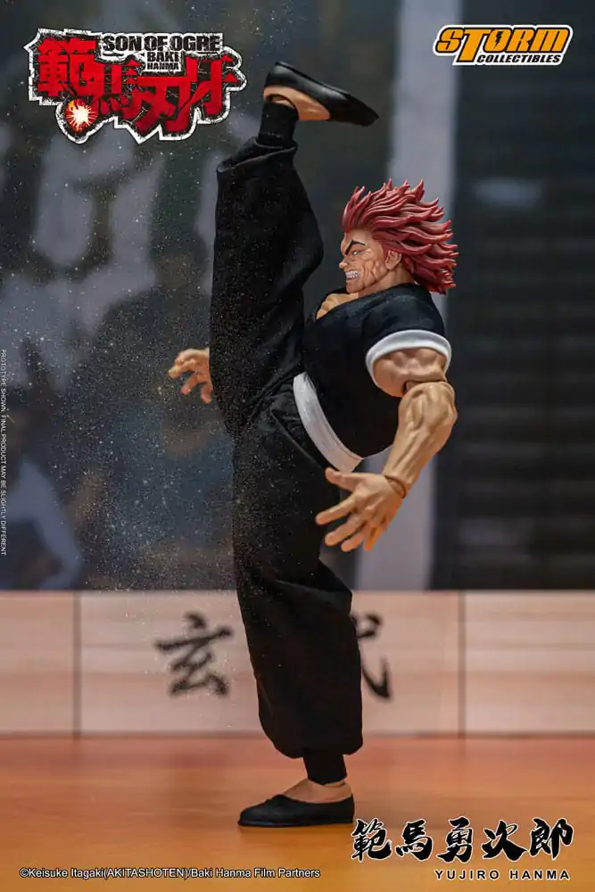 Baki Actionfigur 1/12 Yujiro Hanma 18 cm Produktfoto