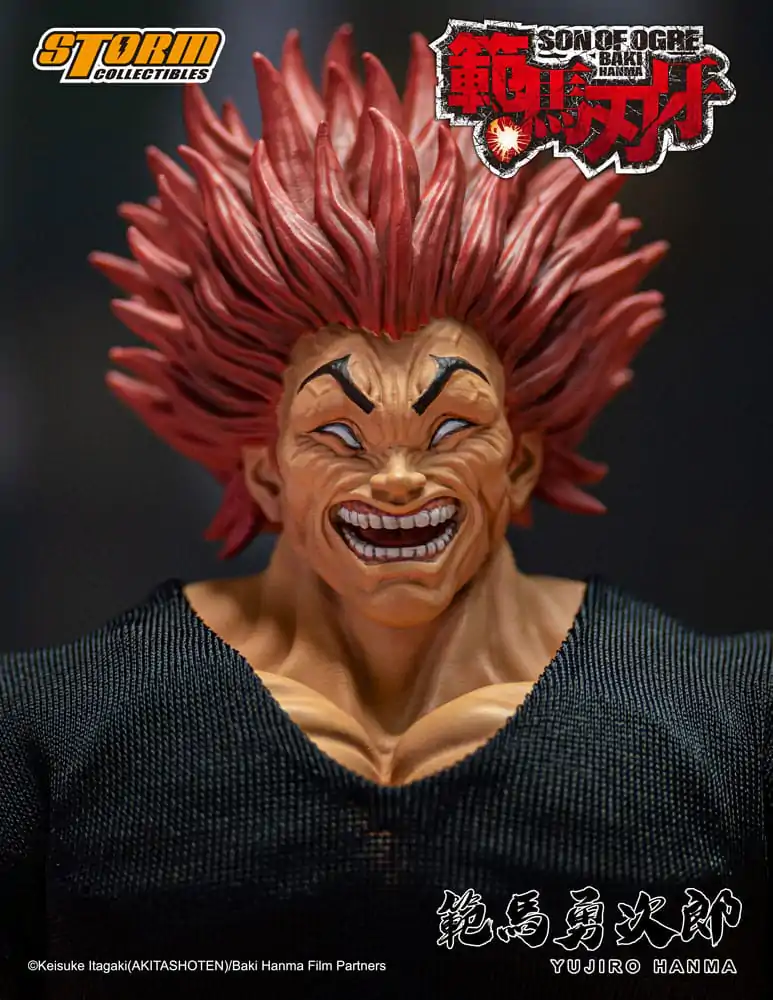 Baki Actionfigur 1/12 Yujiro Hanma 18 cm Produktfoto