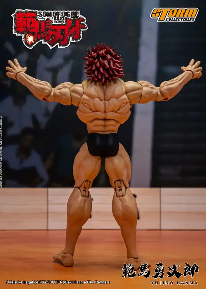 Baki Actionfigur 1/12 Yujiro Hanma 18 cm Produktfoto