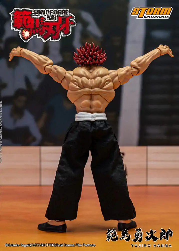 Baki Actionfigur 1/12 Yujiro Hanma 18 cm Produktfoto