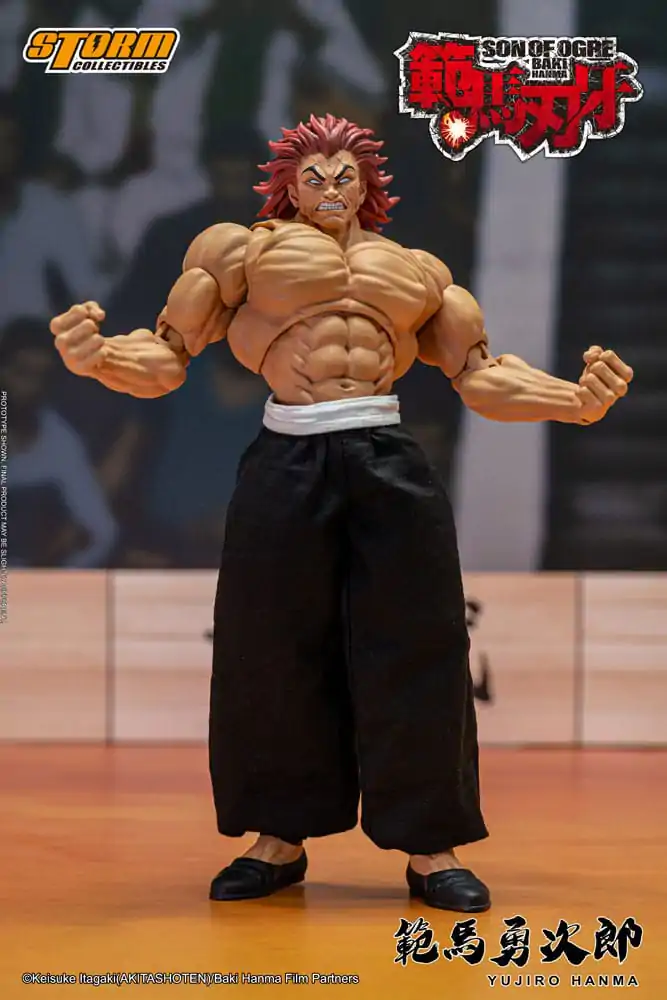Baki Actionfigur 1/12 Yujiro Hanma 18 cm Produktfoto
