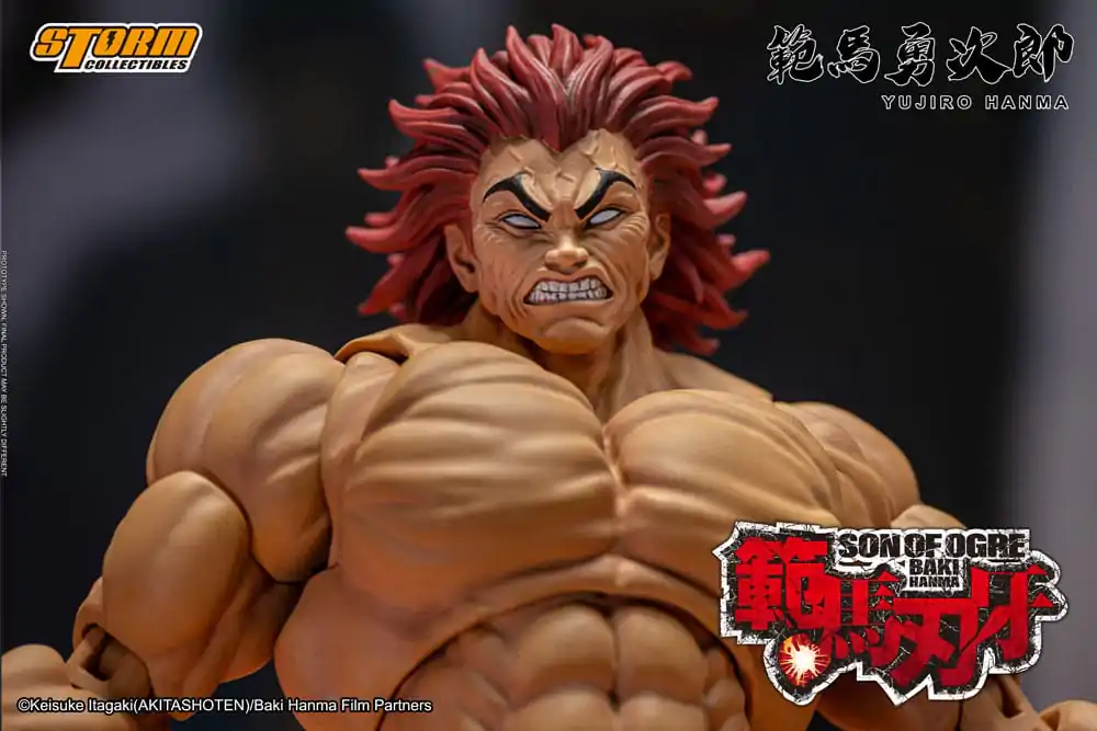 Baki Actionfigur 1/12 Yujiro Hanma 18 cm Produktfoto