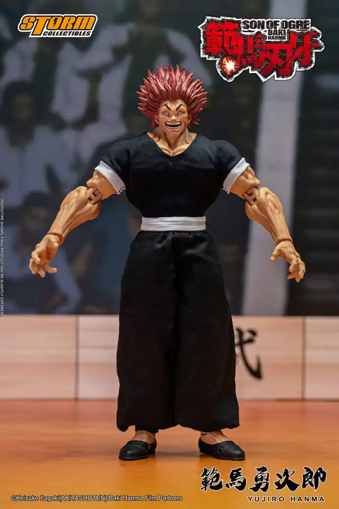 Baki Actionfigur 1/12 Yujiro Hanma 18 cm Produktfoto