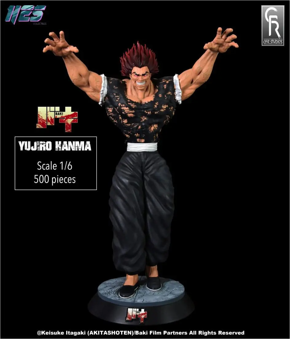 Baki Statue 1/6 Yujiro Hanma 37 cm Produktfoto