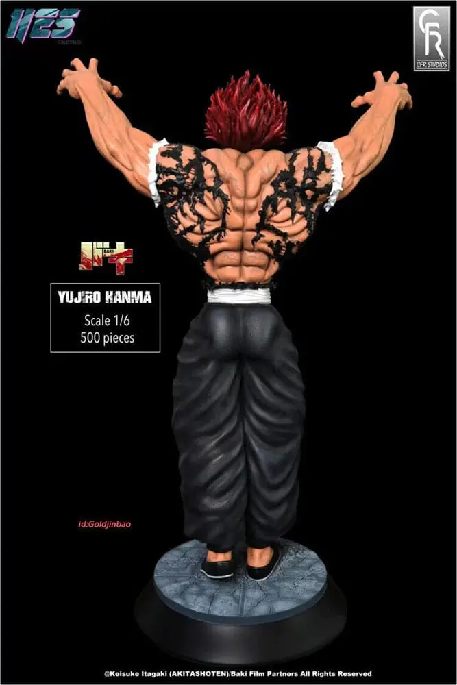 Baki Statue 1/6 Yujiro Hanma 37 cm Produktfoto