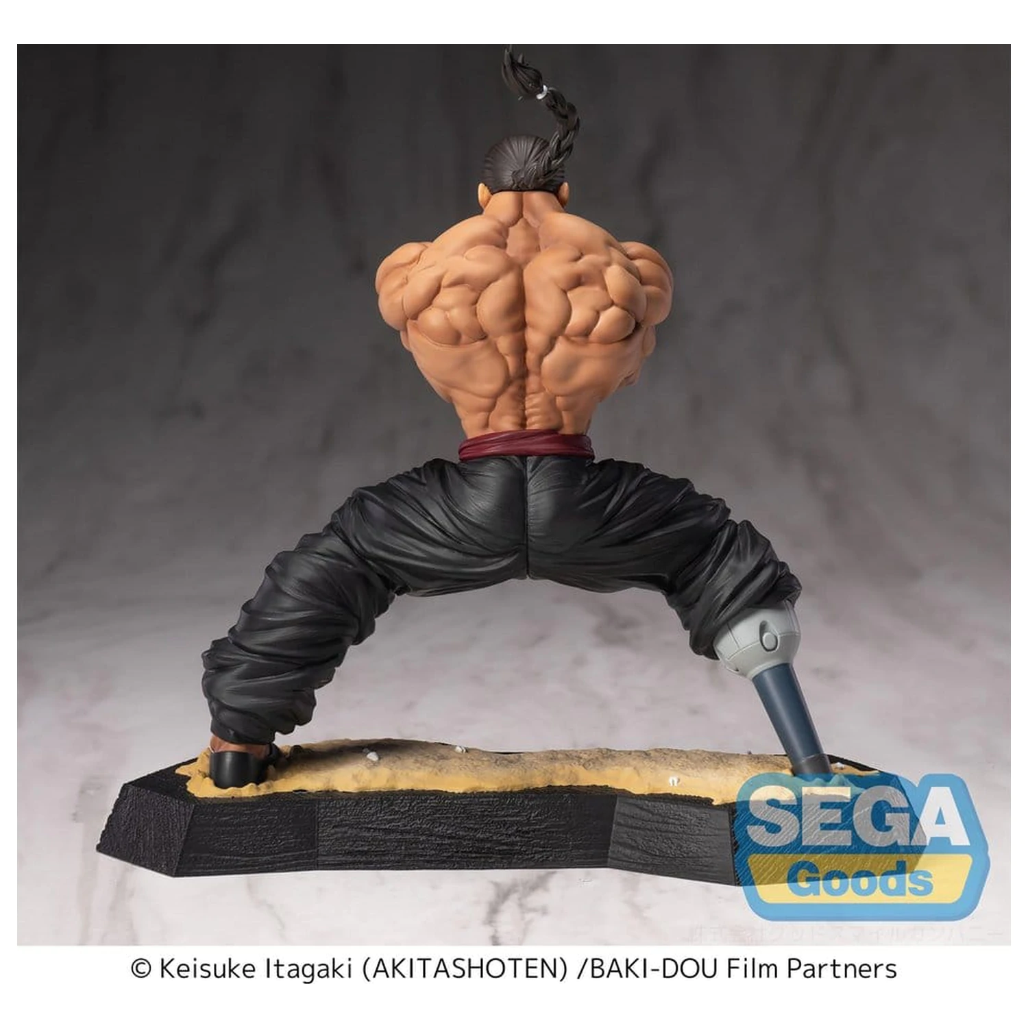 Baki-Dou Luminasta PVC Figur Kaioh Retsu 15 cm Produktfoto