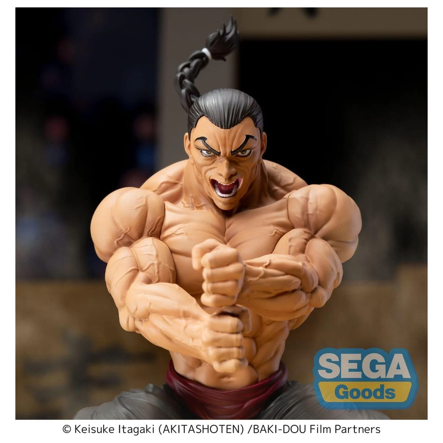 Baki-Dou Luminasta PVC Figur Kaioh Retsu 15 cm Produktfoto