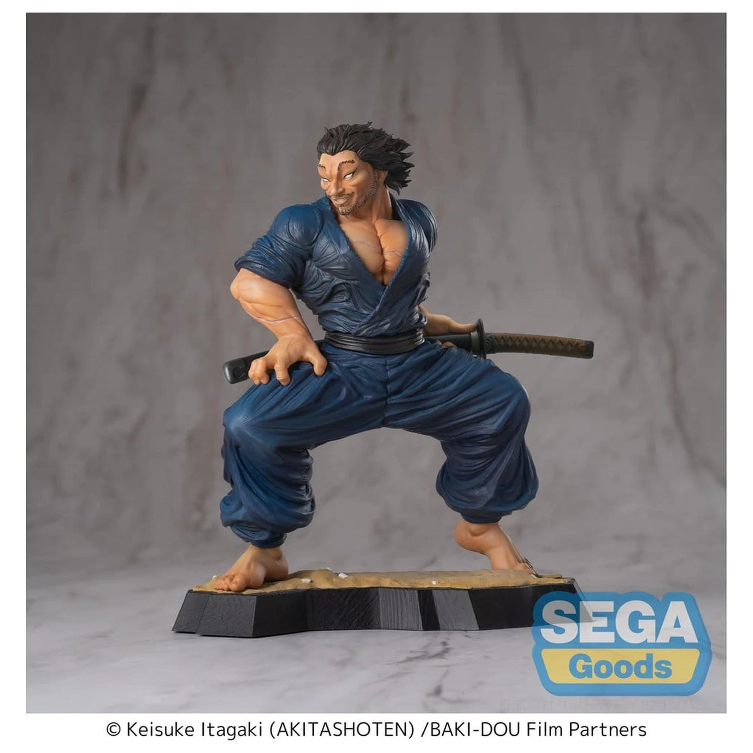 Baki-Dou Luminasta PVC Figur Musashi Miyamoto 17 cm Produktfoto