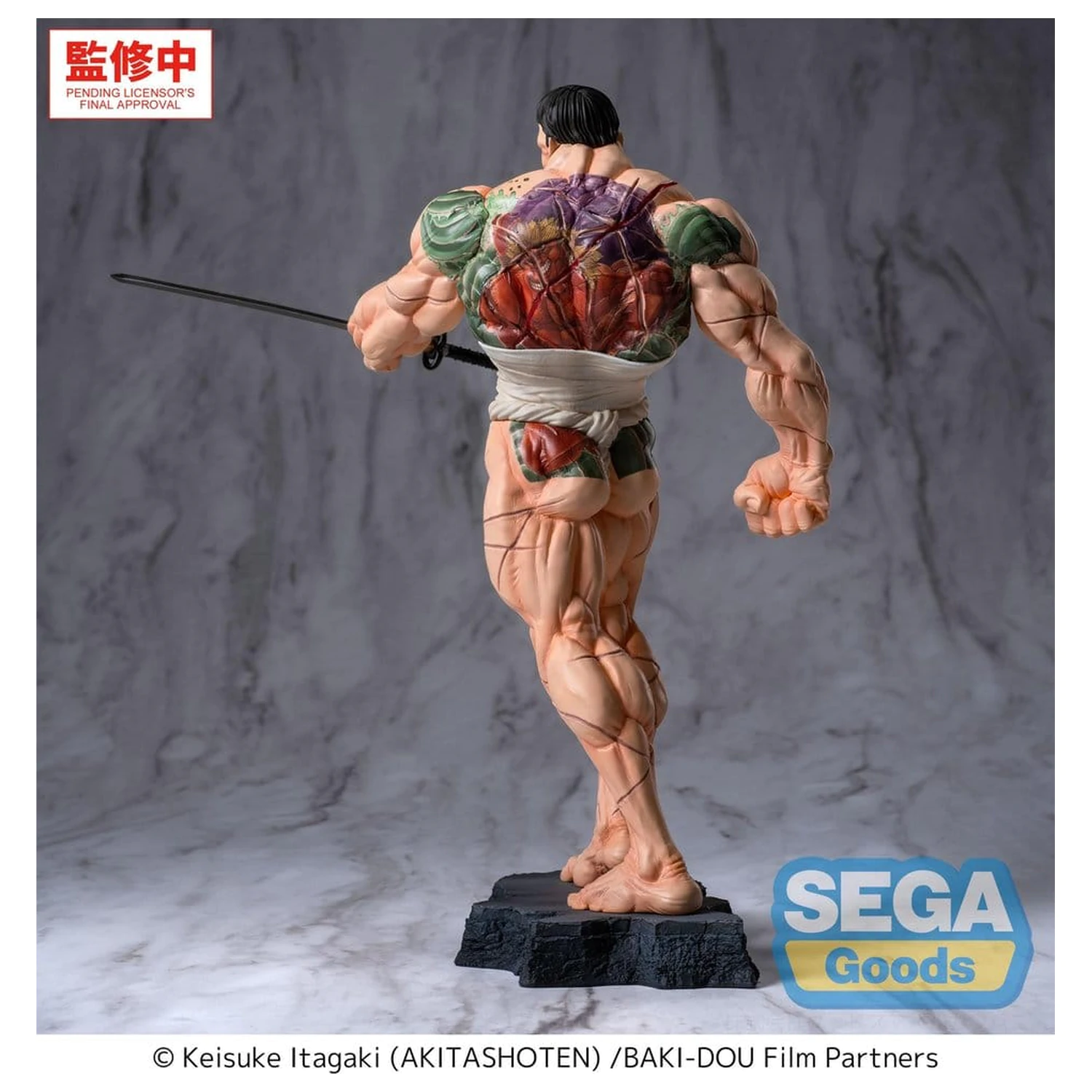 Baki-Dou Luminasta PVC Figur Kaoru Hanayama 23 cm Produktfoto