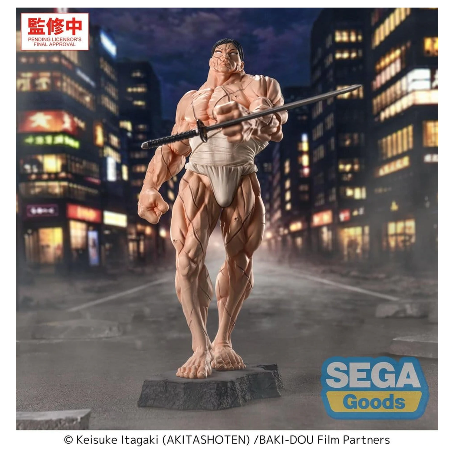Baki-Dou Luminasta PVC Figur Kaoru Hanayama 23 cm Produktfoto