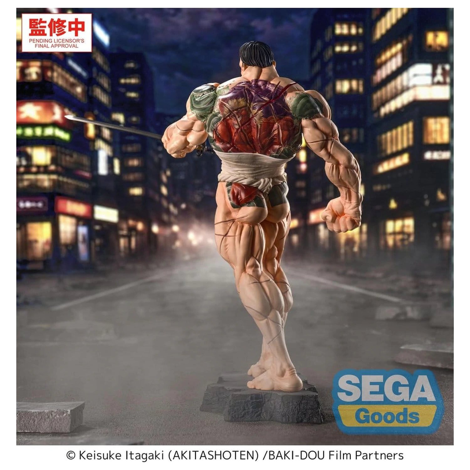 Baki-Dou Luminasta PVC Figur Kaoru Hanayama 23 cm Produktfoto