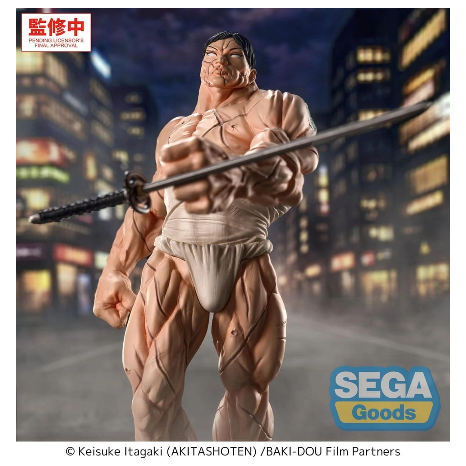 Baki-Dou Luminasta PVC Figur Kaoru Hanayama 23 cm Produktfoto