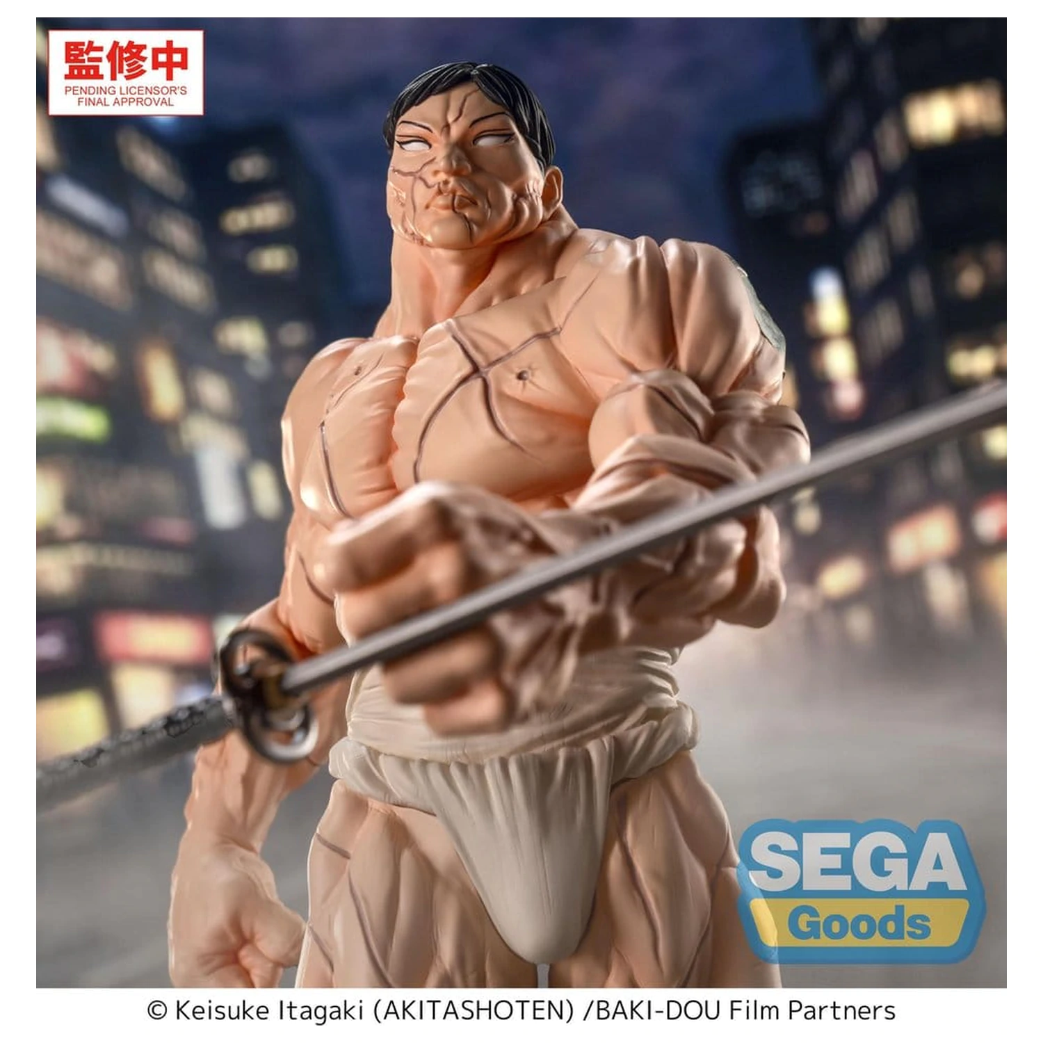Baki-Dou Luminasta PVC Figur Kaoru Hanayama 23 cm Produktfoto