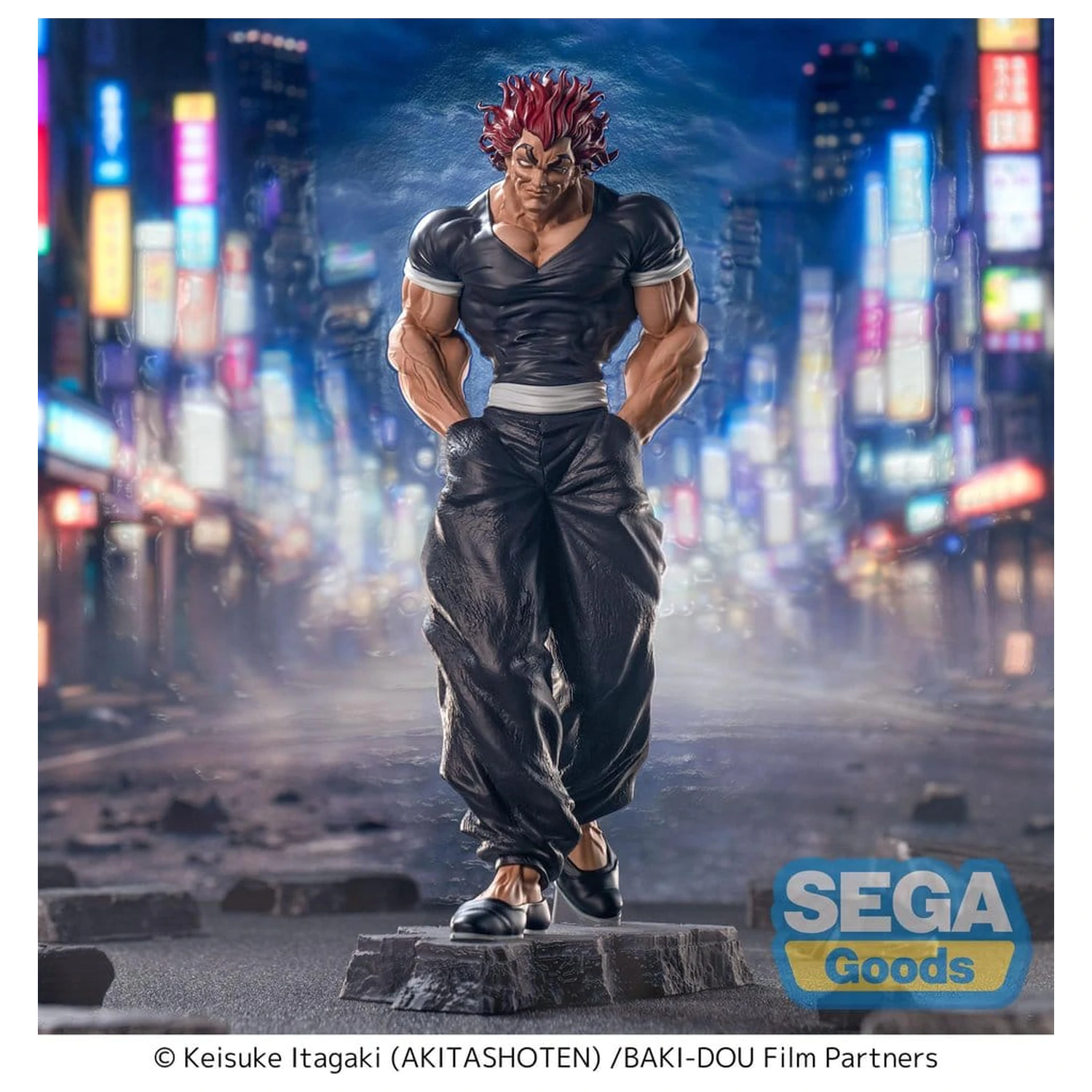 Baki-Dou Luminasta PVC Figur Yujiro Hanma 25 cm Produktfoto