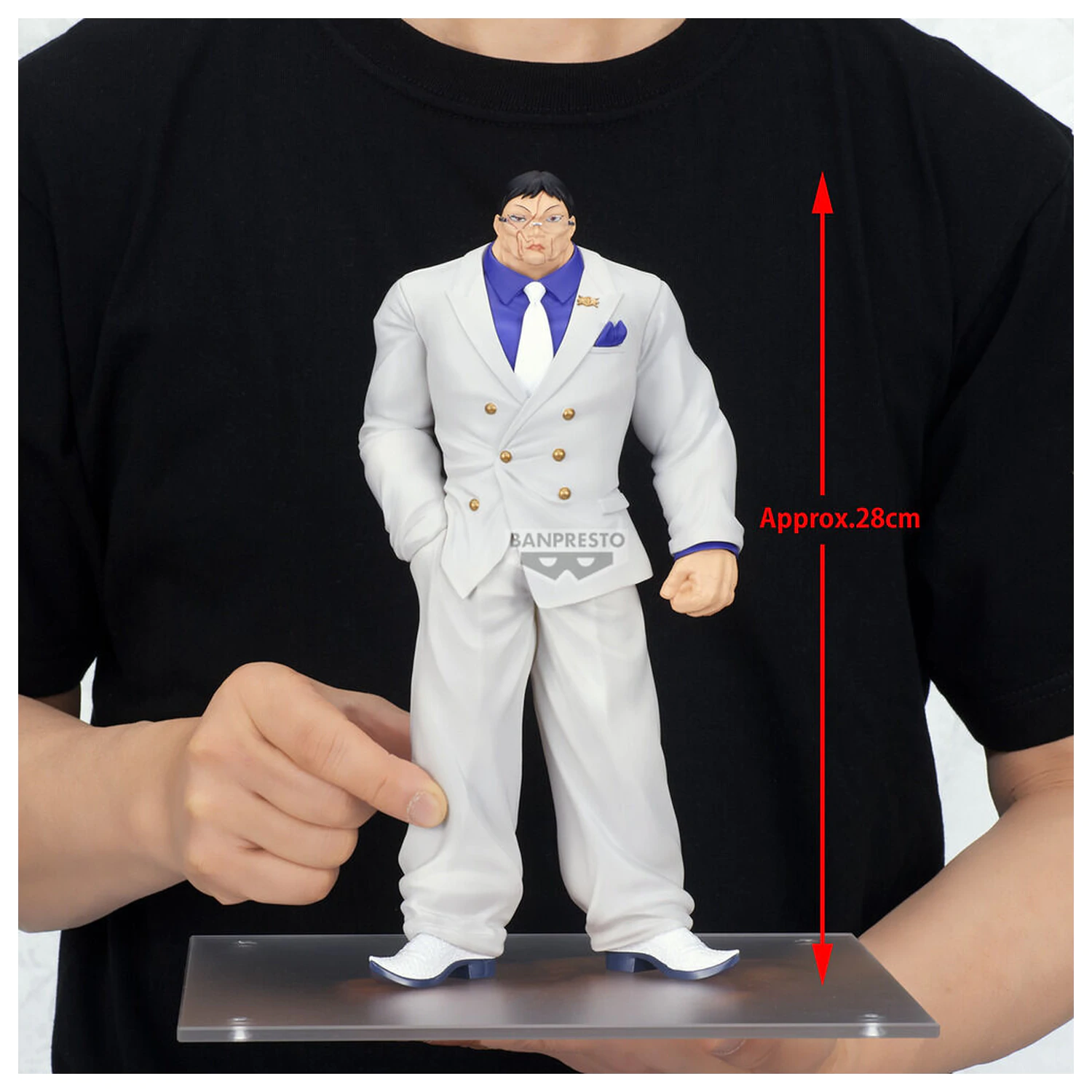 Baki Grandista Hanayama Kaoru Figur 17cm Produktfoto