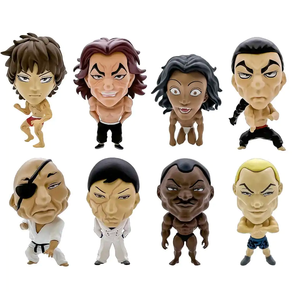 Baki Hanma 16d Collectible Figure Collection PVC Minifiguren 8er-Pack Baki Hanma 6 cm Produktfoto