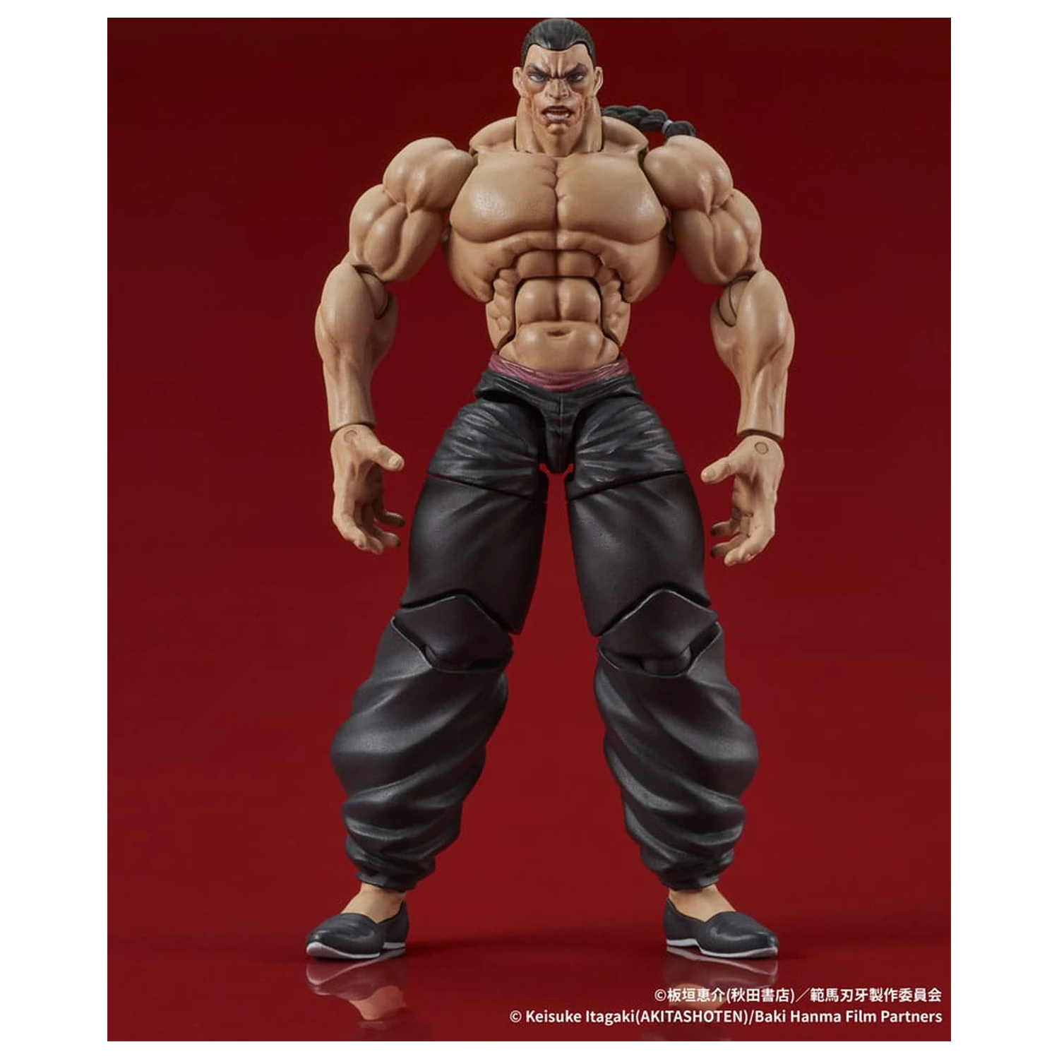 Baki Hanma Digaction Actionfigur Retsu Kaioh 7 cm Produktfoto