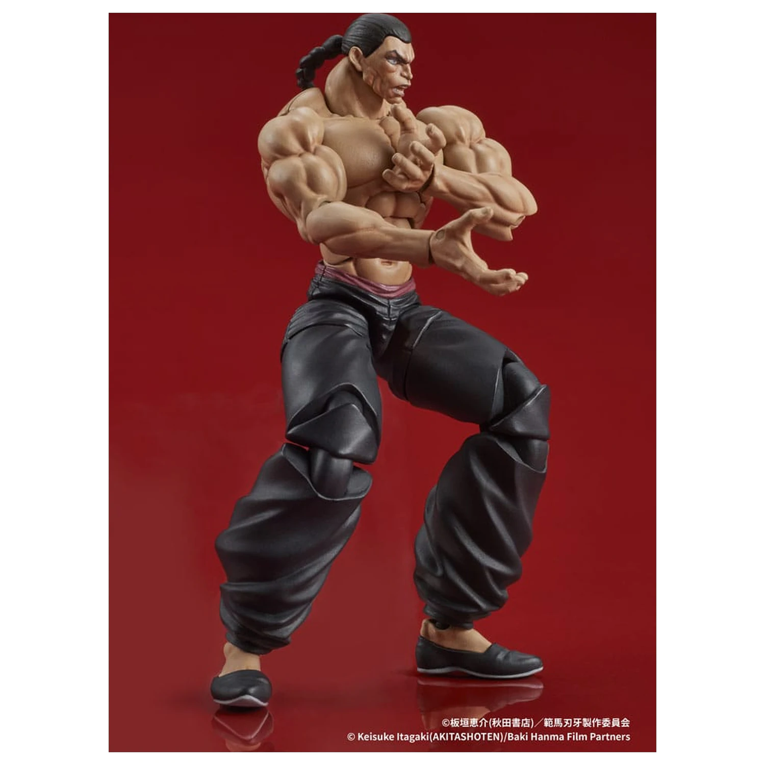 Baki Hanma Digaction Actionfigur Retsu Kaioh 7 cm Produktfoto