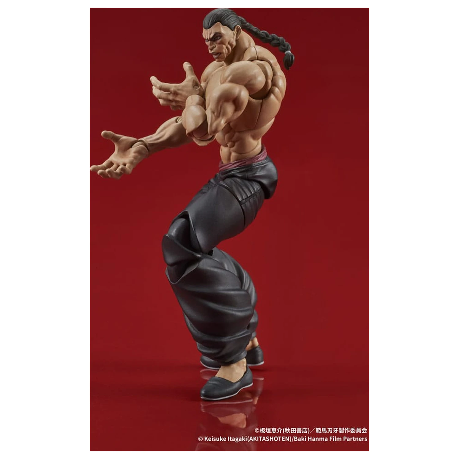 Baki Hanma Digaction Actionfigur Retsu Kaioh 7 cm Produktfoto
