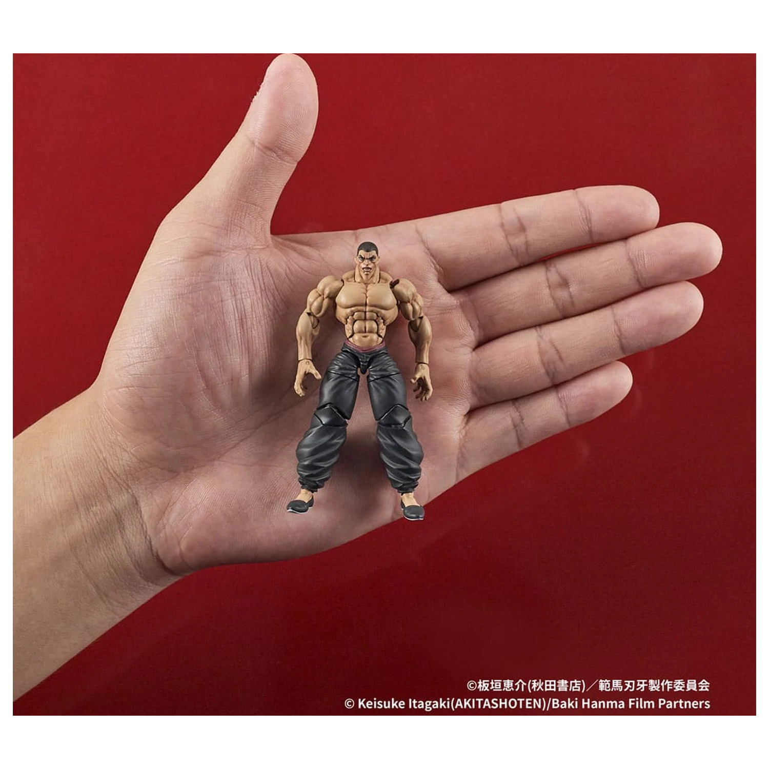 Baki Hanma Digaction Actionfigur Retsu Kaioh 7 cm Produktfoto