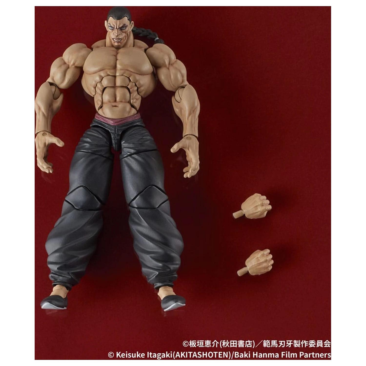 Baki Hanma Digaction Actionfigur Retsu Kaioh 7 cm Produktfoto