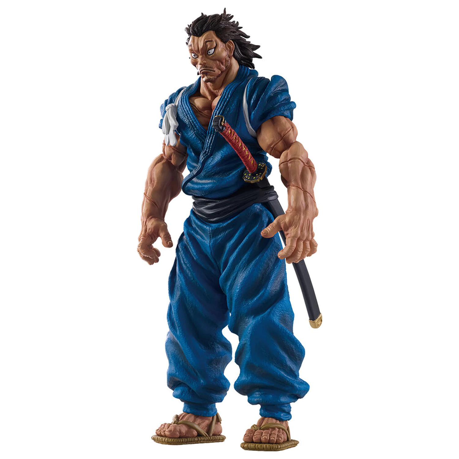 Baki Giant Heartbeat Musashi Miyamoto Ichibansho Figur 26 cm Produktfoto