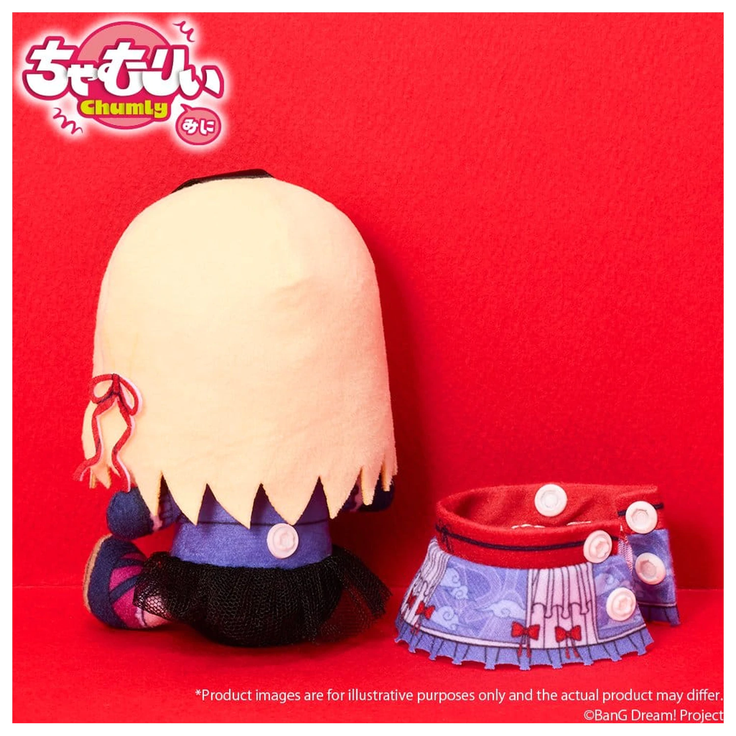 BanG Dream! Chamuri Mini Plüsch Schlüsselanhänger Ave Mujica Senbi Toryo Ver. Doloris 10 cm Produktfoto