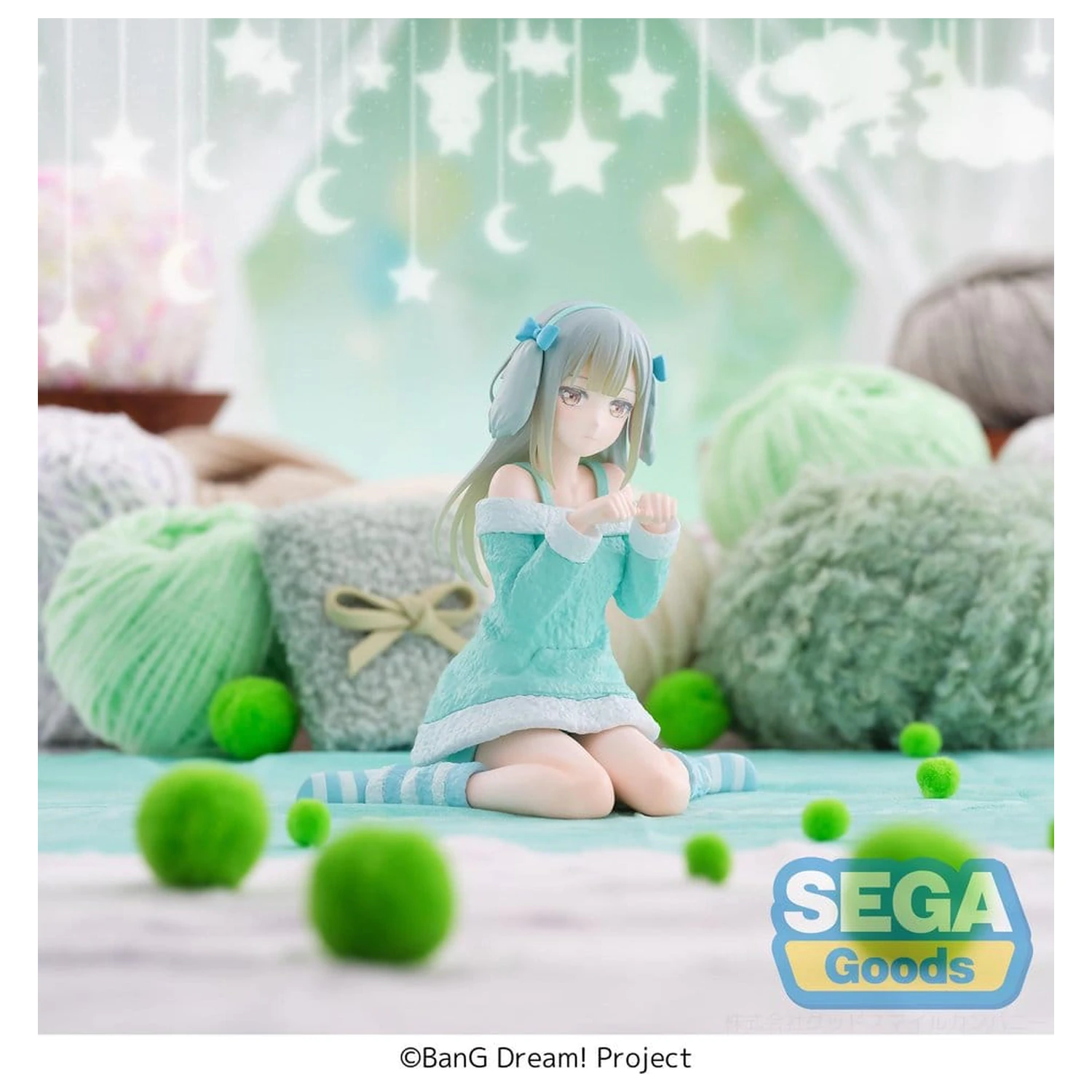 BanG Dream! Yumemirize PVC Figur Mutsumi Wakaba Pajama Party! 12 cm Produktfoto