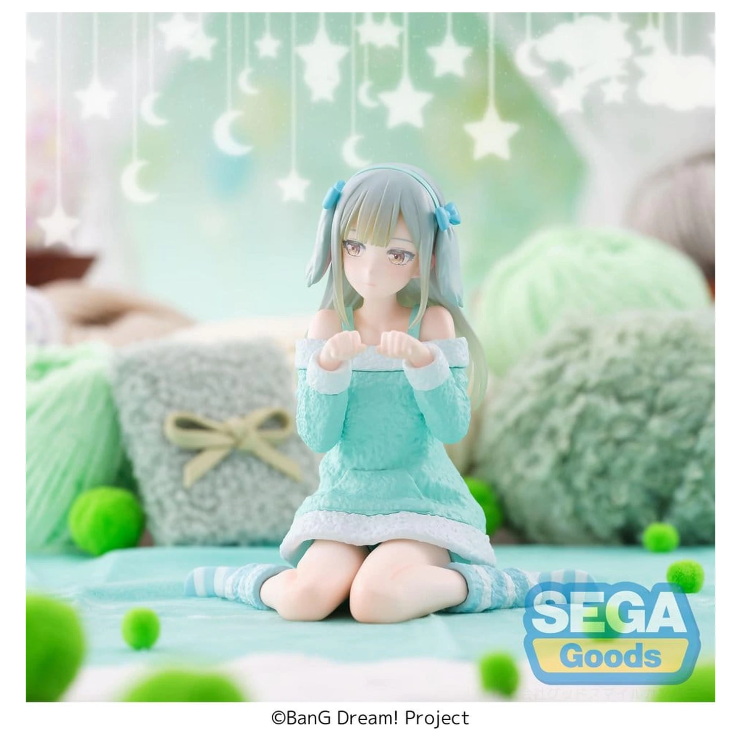 BanG Dream! Yumemirize PVC Figur Mutsumi Wakaba Pajama Party! 12 cm Produktfoto