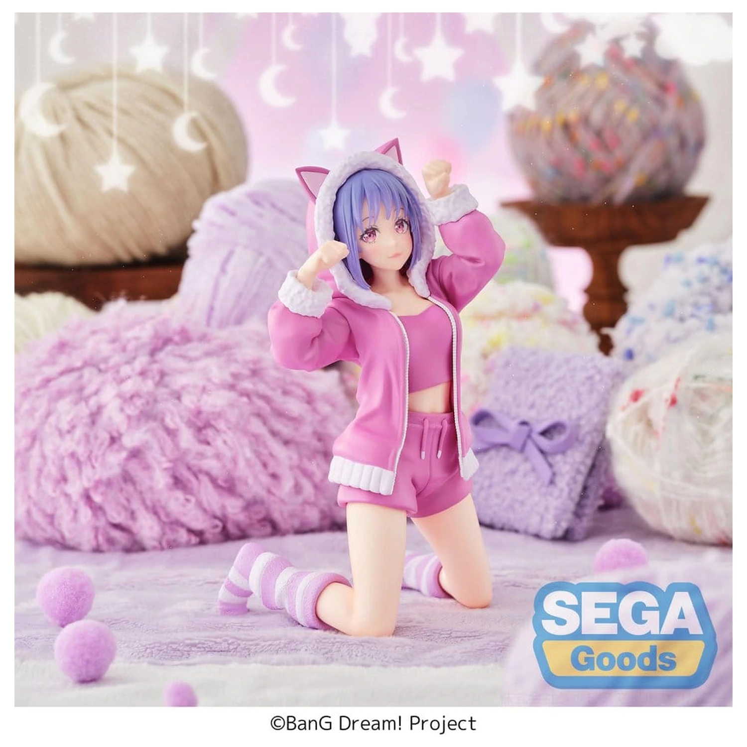 BanG Dream! Yumemirize PVC Figur Nyamu Yutenji Pyjama-Party! 16 cm Produktfoto
