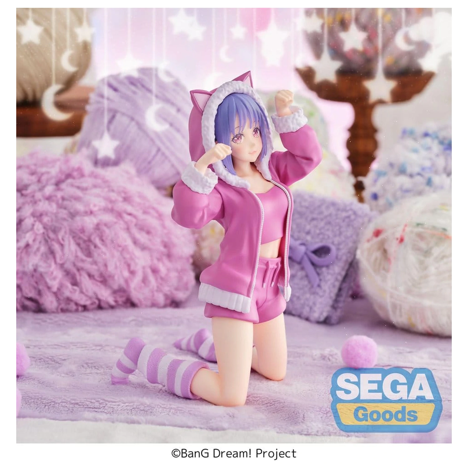 BanG Dream! Yumemirize PVC Figur Nyamu Yutenji Pyjama-Party! 16 cm Produktfoto