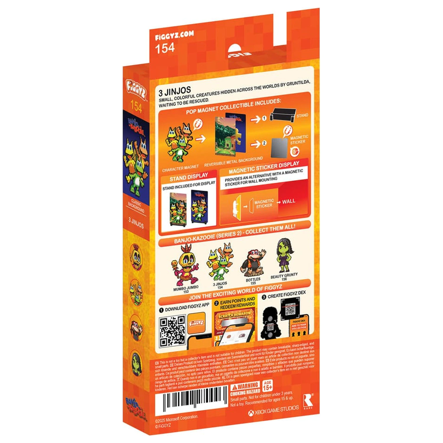 Banjo-Kazooie FiGGYZ Magnet Sammlerstück Jinjos 11 cm Produktfoto