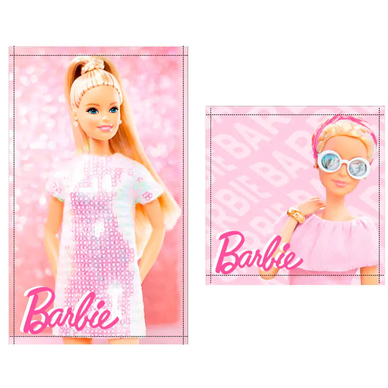 Barbie 2-er Pack Baumwolle Handtuch Produktfoto