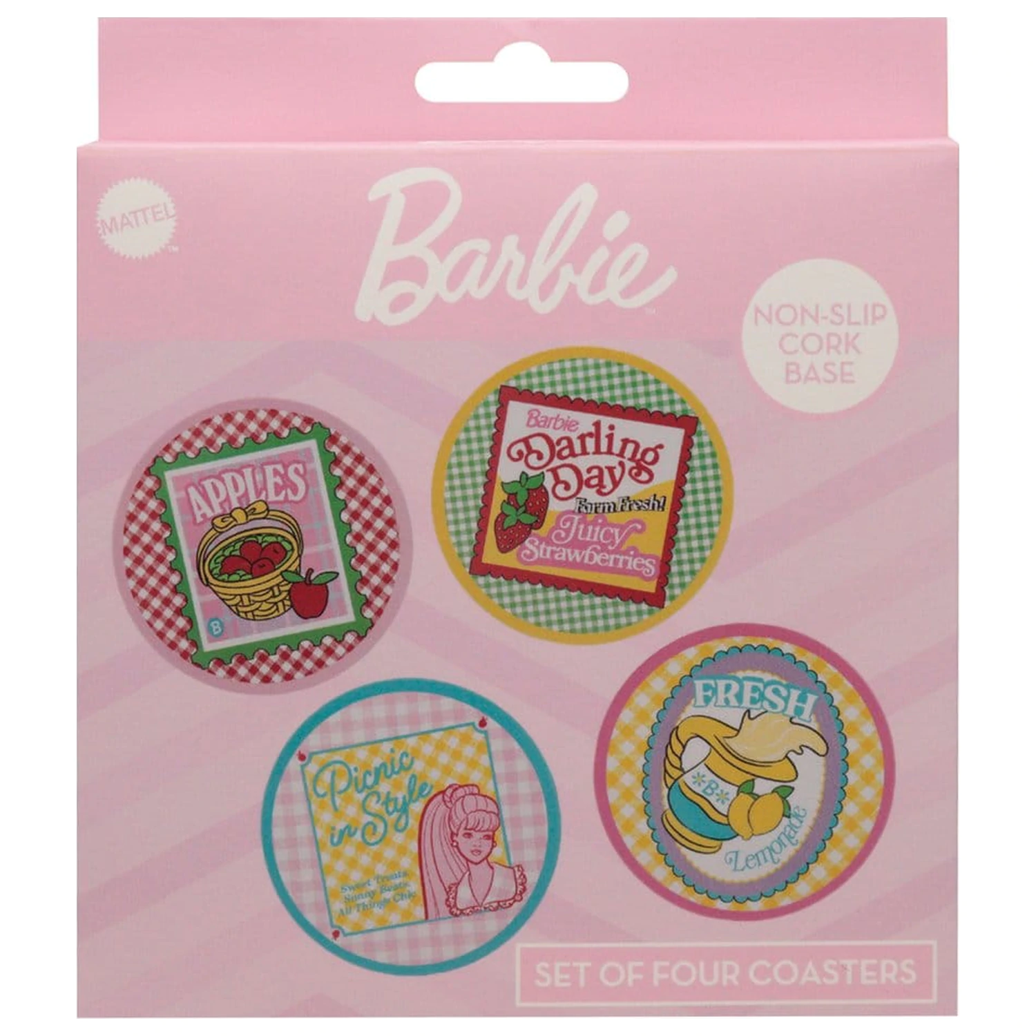 Barbie Untersetzer 4er-Pack Produktfoto