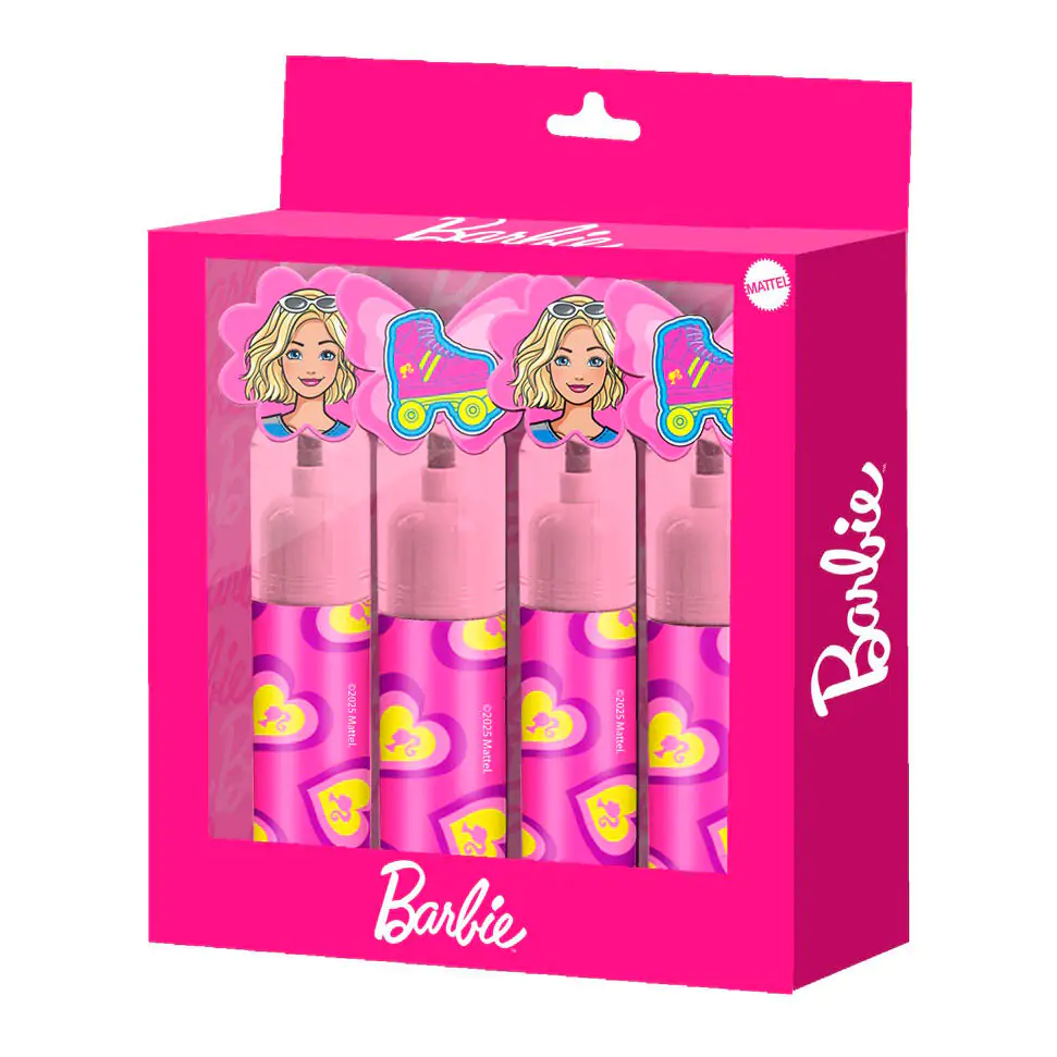 Barbie 4er-Pack Textmarker Produktfoto