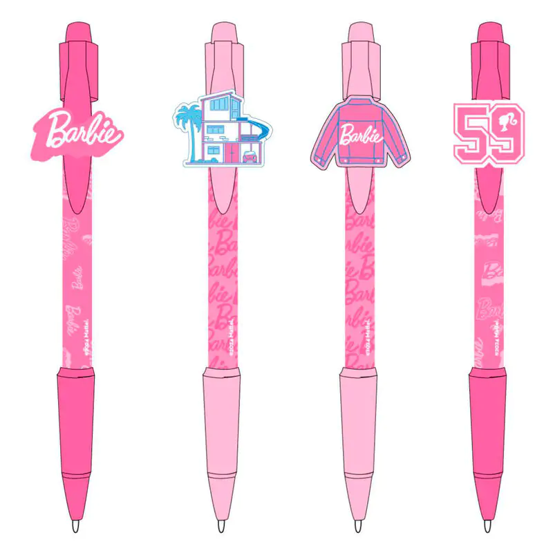Barbie 4-er Pack Kugelschreiber Produktfoto