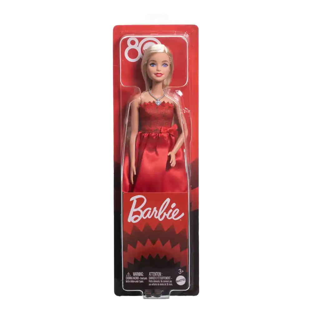 Barbie 80. Jubiläums-Puppe Ruby Red Produktfoto