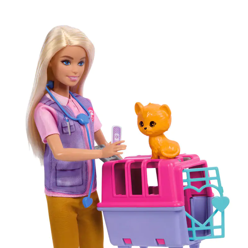 Barbie Animal Rescue & Recover Puppe termékfotó