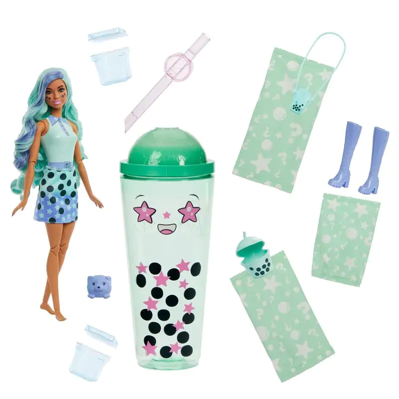 Barbie Bubble tea Green Tea Pop Reveal Puppe termékfotó