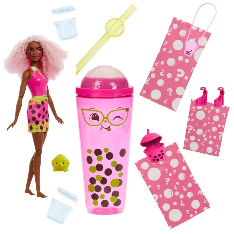 Barbie Bubble tea Red Fruits Pop Reveal Puppe Produktfoto