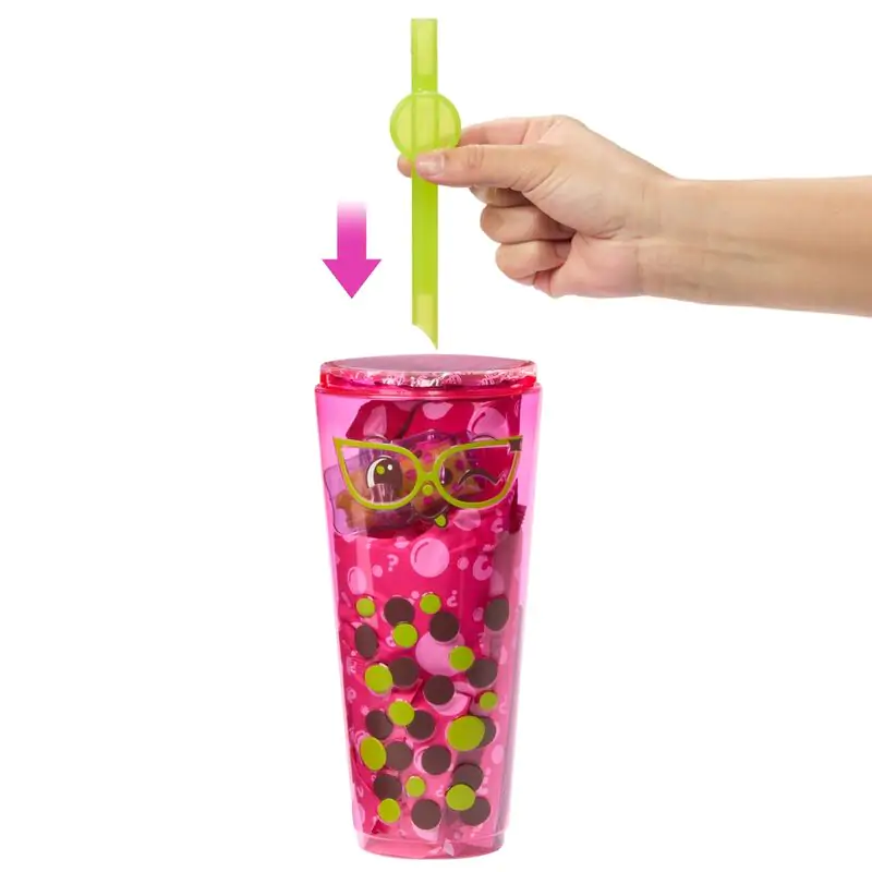 Barbie Bubble tea Red Fruits Pop Reveal Puppe Produktfoto