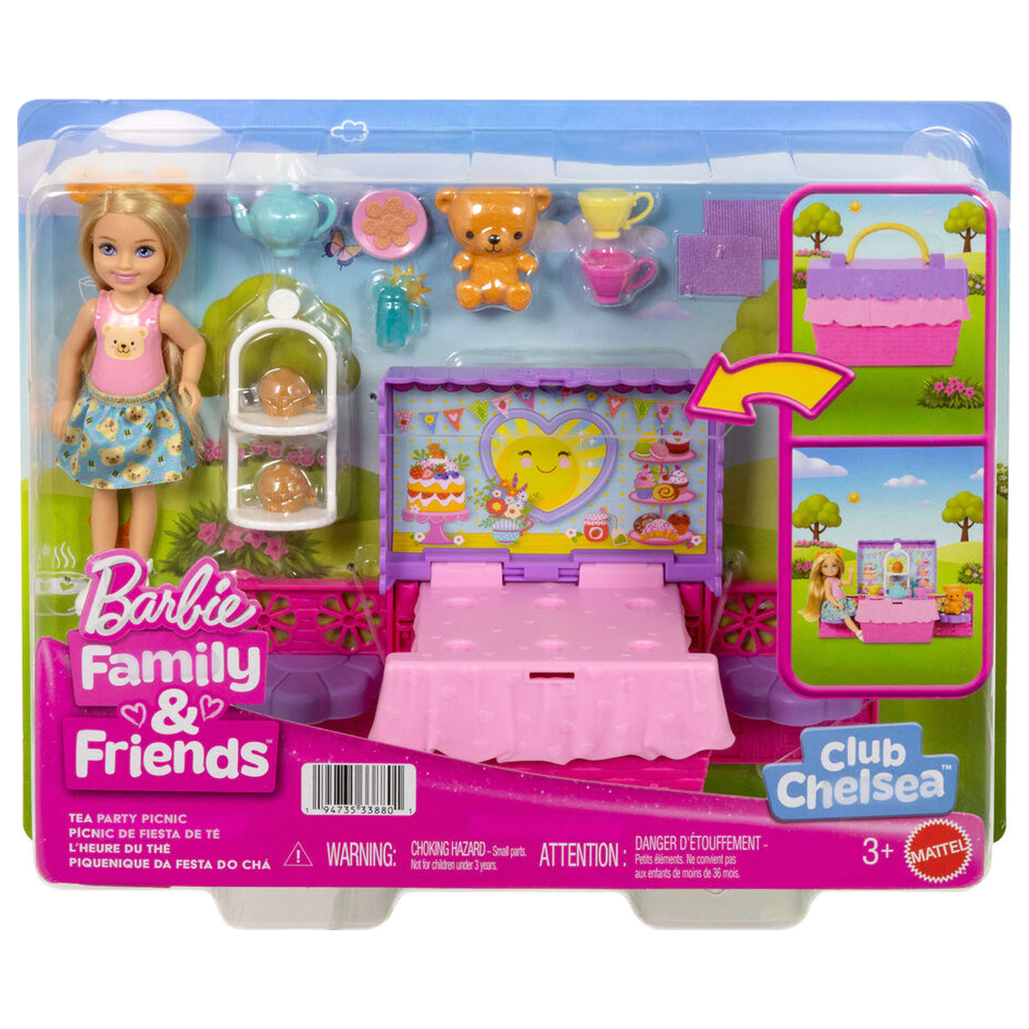 Barbie Club Chelsea Picknick Puppe Produktfoto