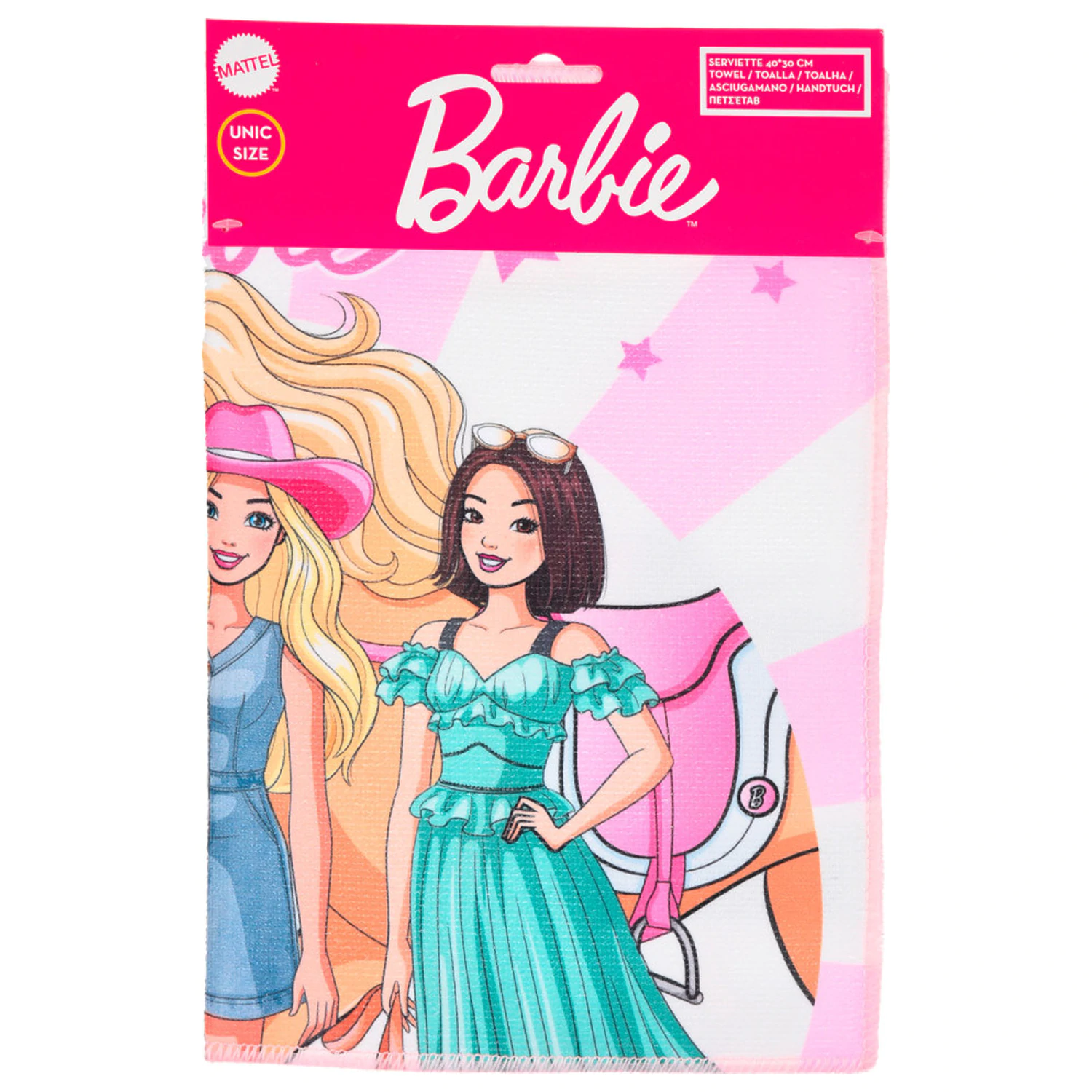 Barbie Country Handtuch, Gesichts- und Gästehandtuch 40x30 cm Produktfoto