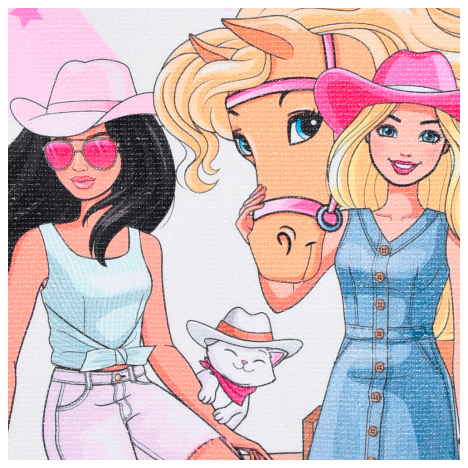 Barbie Country Handtuch, Gesichts- und Gästehandtuch 40x30 cm Produktfoto